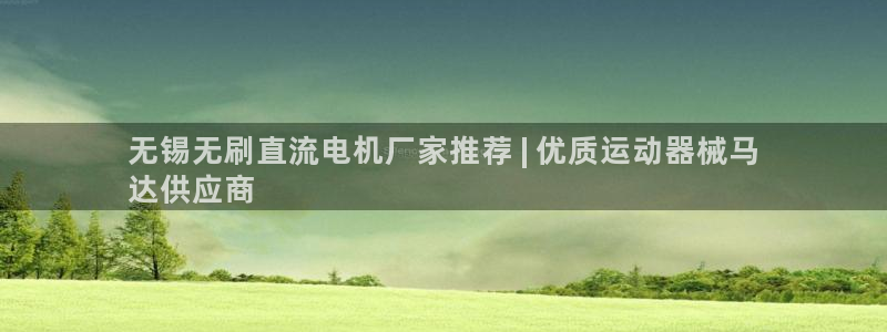 凯时尊龙平台登录：无锡无刷直流电机厂家推荐 | 优质
