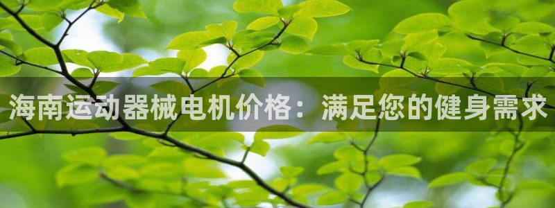 尊龙d88官网去来就送38：海南运动器械电机价格：满