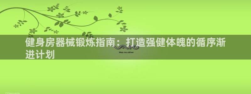 尊龙凯时旗舰厅百家乐下载：健身房器械锻炼指南：打造强
