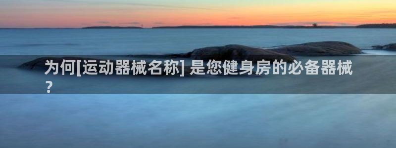 尊龙电子：为何[运动器械名称] 是您健身房的必备器械