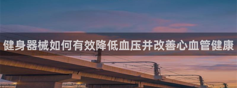 d88尊龙z6：健身器械如何有效降低血压并改善心血管