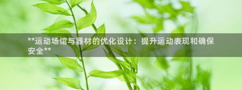 尊龙ag旗舰：**运动场馆与器材的优化设计：提升运动